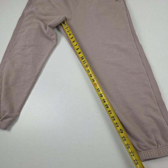 TNA Sweatpants Womens XL Taupe Sweatfleece Terry Fleece Boyfriend Joggers Cuffed - Picture 9 of 14
